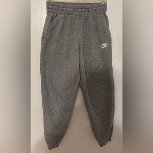 Nike - Youth Size M - Sportswear Club Fleece Grey Joggers